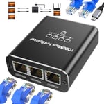 Répartiteur LAN 1 vers 4,1000 Mbps RJ45,commutateur réseau Gigabit Ethernet,4 ports avec câble d'alimentation de type C,adaptateur Internet pour ordinateur,hub,routeur,ADSL,Set-Top