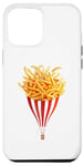 iPhone 12 Pro Max French Fries Hot Air Balloon Foodie Fast Food Lover Design Case