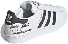 Womens UK 5 ADIDAS SUPERSTAR LOGOMANIA White Trainers EH1214 EUR 38 US 6.5