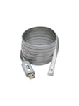 Tripp Lite USB to RJ45 Cisco Serial Rollover Cable USB Type-A to RJ45 M/M 6 ft - Sarjasovitin - USB