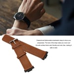 Leather SmartComfortable Smartwatch Band Wristband For Watch FIT 2(Brown )