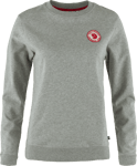 Fjällräven Women's 1960 Logo Badge Sweater Grey-Melange, S