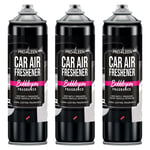 Car Air Freshener - Removes Odours - Bubblegum Fragrance - 3 x 400ml