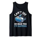 Virtual Reality Athlete Funny VR Gamer Console Headset Tank Top