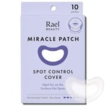 Rael Pimple Patches, Miracle Large Spot Control Cover - Large Size for Chin Cheek Nose, Korean Skincare, Hydrocolloid Acne Spot Treatment Patch, Vegan & Cruelty Free (10 Count)