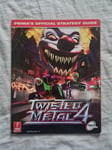 TWISTED METAL 4 Official Strategy Guide Cheat Book NEW Very Rare !!! + POSTER !