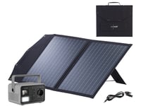 Batterie nomade HSG-640 avec panneau solaire 50 W - 222 Wh - Revolt