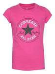 Converse Younger Girls Chuck Patch T-Shirt - Pink, Pink, Size 2-3 Years