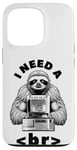 Coque pour iPhone 13 Pro I Need A Break Computer Code Programmation humoristique Paresseux