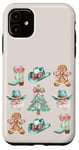 iPhone 11 Western Turquoise Christmas Tree Santa Cowboy Boot Hat Bow Case