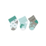 Sterntaler First Baby Socks 3-Pack Hearts White