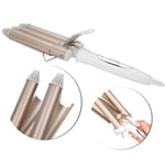 Three Barrel Curling Iron Salon Hairstyling Waver Hair Crimper HairdressingSLS