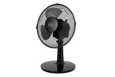 9 Inch Desk Fan with Long Life Motor Black