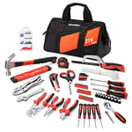 ValueMax Kit d'Outils 219 Pièces avec Sac Durable, Caisse à Outils Complete pour Bricolage, Réparation et Entretien Domestique