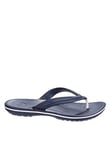 Crocs Men's Crocband Flip Flop - White, Navy, Size 9, Men