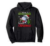 I Want A Hippopotamus For Christmas Shirt Hippo Candy Santa Pullover Hoodie