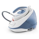 Tefal Express Protect SV9202 Steam Iron Station, Powerful 7.5 Bar Pressure, Steam Boost 520 g/min, 1.8 L Water Tank, Smart Temp Technology, Removable Limescale Collector, Extra Quiet, Blue