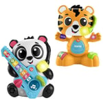 Lot de 2 -Link Squad  Fisher-Price Panda et Tigre -Jouet d’éveil musical MATTEL