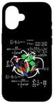 Coque pour iPhone 16 Magic-Cube mathématique formule Dessin à la craie Cult Retro