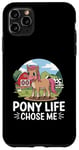 Coque pour iPhone 11 Pro Max Pony Life Chose Me Animaux de la ferme Poney mignon