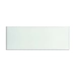 Verre rectangulaire mat pour applique 30x15cm lb 529443