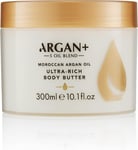 Argan Ultra Rich Body Butter Moroccan Argan Oil Vegan Moisturising Body Cream 30