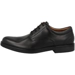 Clarks Men's Un Aldric Lace Derbys, Black Black Leather, 11 UK