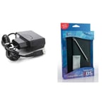 Accessoire - Chargeur - 3DS - Noir - Sacoche cuir - Stylet inclus