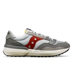 Saucony Chaussure Homme Jazz nxt Gris / Red Tissu Et en Daim S70790.17