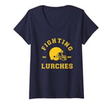 Womens Fighting Lurches Retro Fan Gear V-Neck T-Shirt