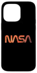 Coque pour iPhone 14 Pro Max Logo rétro de la NASA Mars Worm Patch Space Exploration Graphic