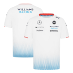 Williams F1 Racing Suit Herr T-shirt Team T-shirt 2024 Vit Smmer Sports Kortärmad White S