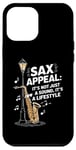 Coque pour iPhone 12 Pro Max Appel de saxophone amusant