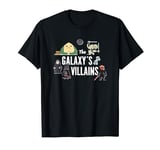 Star Wars Galaxy’s Villains Darth Vader Maul Emperor Jabba T-Shirt