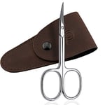 marQus Solingen Scissors - Cuticle Scissors Germany - Curved Blade, Nail Scissors Germany - Pedicure Beauty Grooming Kit for Nail, Eyebrow, Eyelash, Dry Skin - Nail sicssors