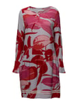 Moss Crepe Dress W. Branch Print & Red Coster Copenhagen