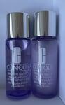 2x 50ml CLINIQUE Take The Day Off Make-Up Remover for Lids Lashes Lips Total 100