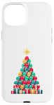 Coque pour iPhone 15 Plus Christmas Tree Joueur de Tennis de Table Ping Pong Raquette