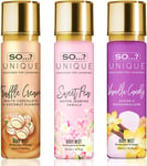 So…? Unique Womens Candy Kiss Bundle Truffle Cream, Sweet Pea, Vanilla Candy of