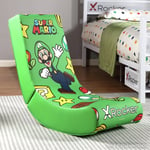 X Rocker Power Up Edition Junior Gaming Chair - Luigi Dark Green