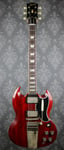 1964 SG Standard Reissue W/ Maestro Vibrola Vos Cherry Red