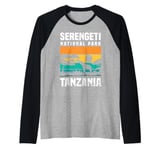 Serengeti National Park Tanzania Safari Tanzanian Wildlife Raglan Baseball Tee