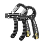 Handgrepp Grip Strengthener för muskelstärkning, justerbara grepptränare för män och kvinnor, Gripper Trainer, set om 2