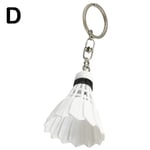 【Snabb leverans】 Nyckel för badmintonnyckelring Toy Fashion New Ornaments Key White 5*4cm