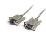 StarTech 6 ft Straight Through Serial Cable - DB9 F/F - Serial cable - DB-9 (F) to DB-9 (F) - 6 ft - MXT100FF - seriell kabel - DB-9 til DB-9 - 1.8 m