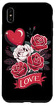 Coque pour iPhone XS Max Love Heart And Roses Présentoir floral romantique