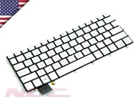 NEW Genuine Dell XPS 13-9370/9380/7390 US ENGLISH Backlit Keyboard WHITE 0FXCRT