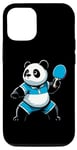 Coque pour iPhone 12/12 Pro Joueur de tennis de table Panda Pandabear