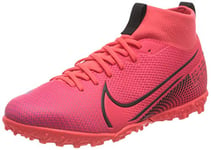 Nike JR Superfly 7 Academy TF Football Shoe, Laser Crimson/Black-Laser CRIM, 38.5 EU