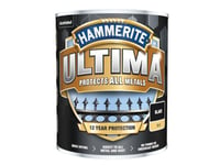  Hammerite Ultima Metal Paint Matt Black 750ml HMMUMMBL750